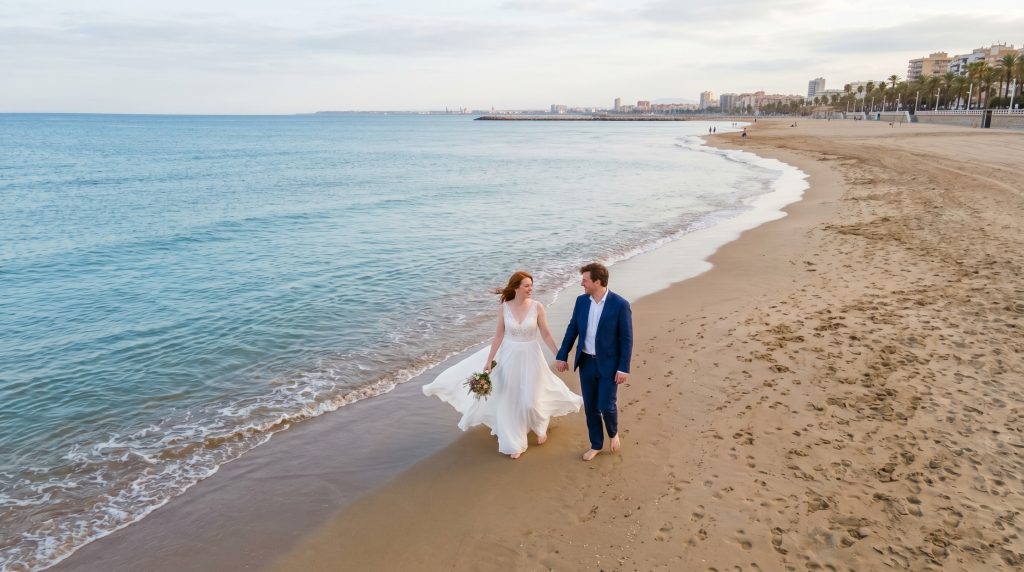Tecnología y emoción unidas con video y drones en bodas de resultado espectacular.