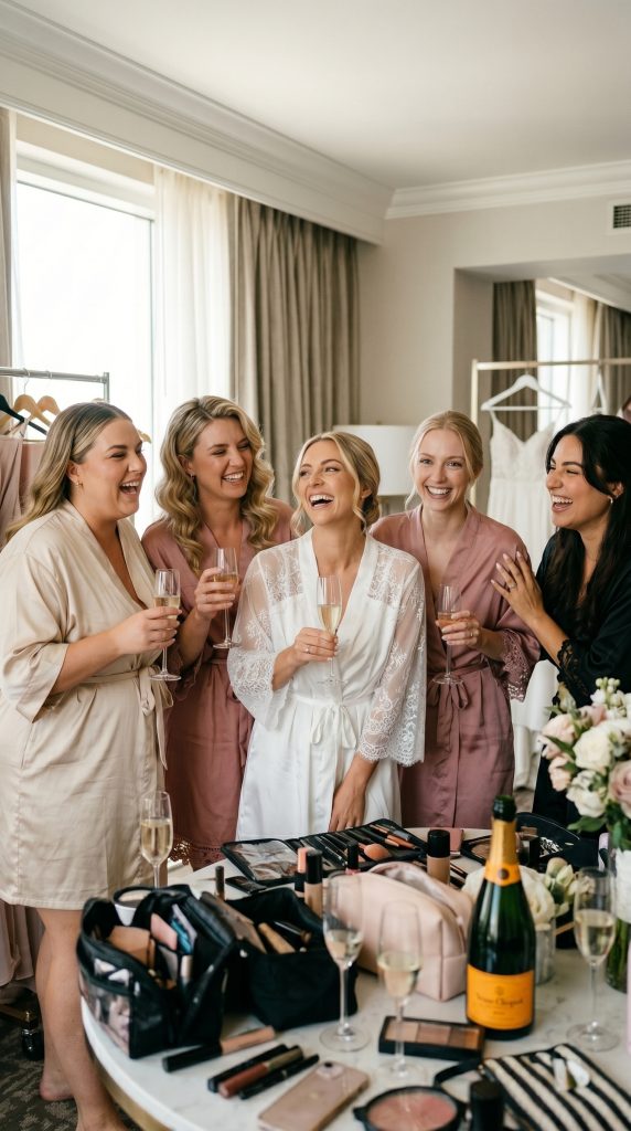 Wedding Content Creator compartiendo momento pre boda