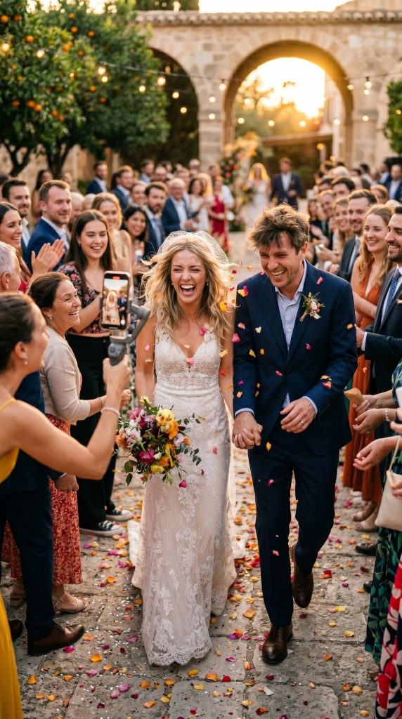 Wedding Content Creator y creador de contenido para bodas capturando emociones reales el día de la boda.
